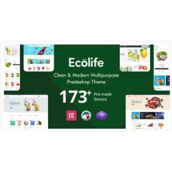 Ecolife Elementor theme 8 Prestashop