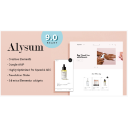 Alysum - Premium Prestashop 9 AMP Theme