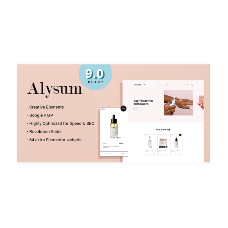 Alysum - Premium Prestashop 9 AMP Theme Alysum - Premium Prestashop 9 AMP Theme