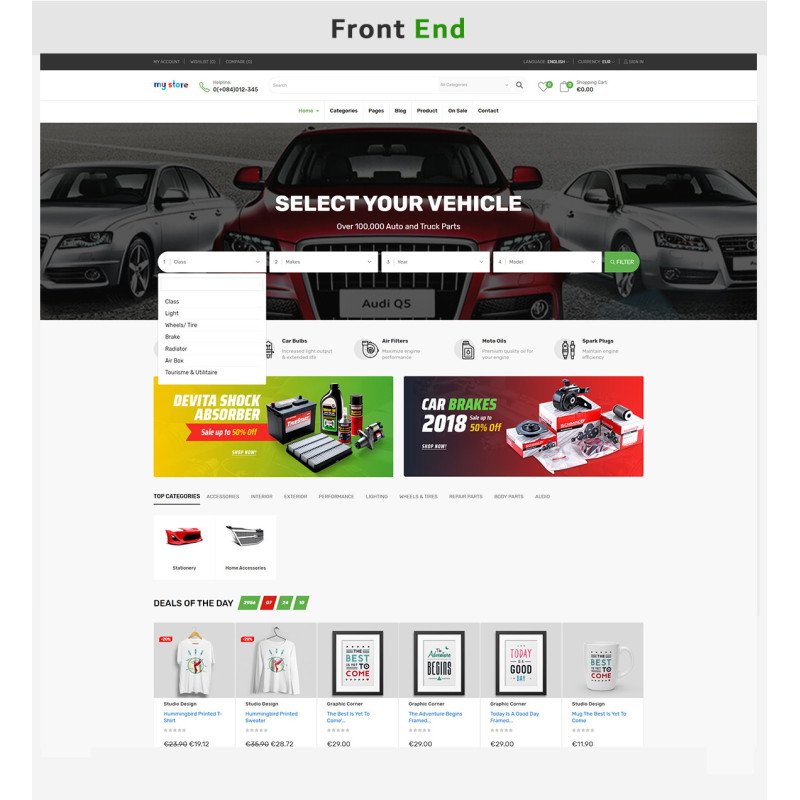 Prestashop Car/Parts Filter Module Prestashop Car/Parts Filter Module