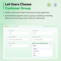 Custom Registration Fields:Customer Registration Form